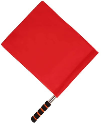 Alasum Bandiera Arbitro Segnale Rosso per Competizioni Sportive Alta Visibilità e Materiali Resistenti per Pallavolo Calcio e Atletica Strumento Leggero e Affidabile per Giudici di Gara