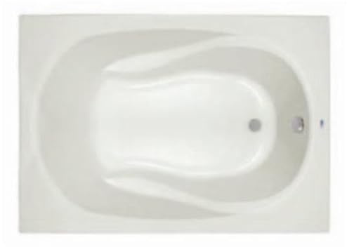 PROFLO PFS6032A Lansford 60 x 32 Drop In Acrylic Soaking Tub with Reversible Drain and Overflow - White