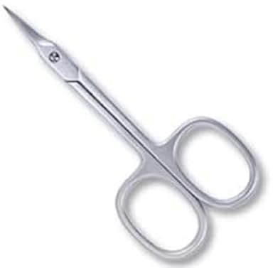 CREDO Hautschere 8 cm, mit Turmspitze, mattchrom