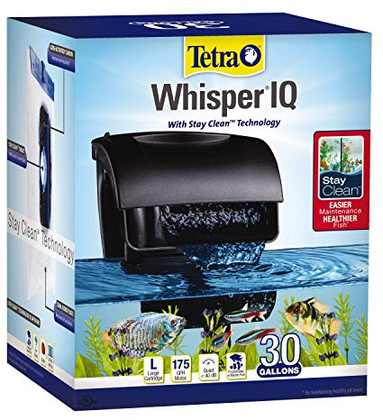 Tetra Whisper IQ 175 GPH Power Filter for Aquariums