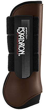 Eskadron 2er Set Gamaschen Protection Boots high hinten, Farbe:Darkbrown