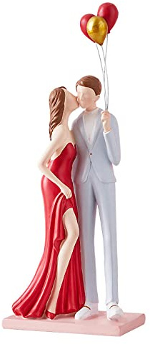YQLKD Statue E Sculture Resina Scultura Decorazione Palloncino Coppia Statue Ornamenti