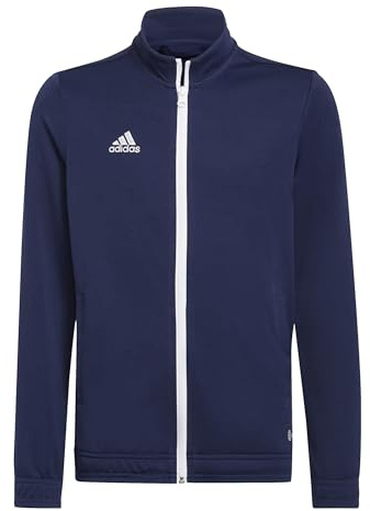adidas unisex - barn Träningsoverall jacka Entrada 22 Track Jacket, Team Navy Blue 2, 5-6 år