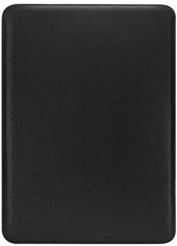 Comfyable Laptop Sleeve 15 Inch Precisely Compatible with MacBook Air 15-inch M5 2026 A3448 M4 A3241 M3 2024 A3114 M2 2023 A2941, Faux Leather Cover Case 15in, Black