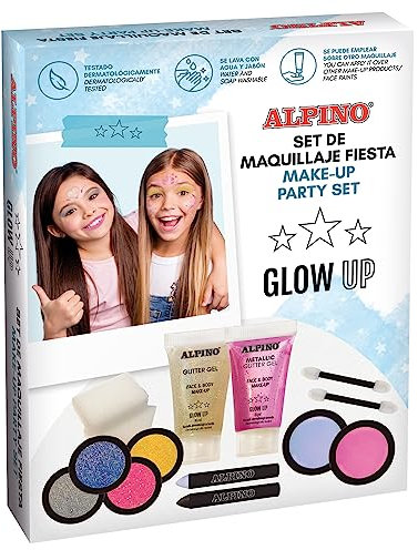 Set de Maquillaje Fiesta ALPINO|Pintura Facial |Maquillaje para Fiestas, Halloween y Carnaval