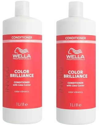 2er Wella Professionals Invigo Color Brilliance Vibrant Color Conditioner Fein/Normal, 1000ml