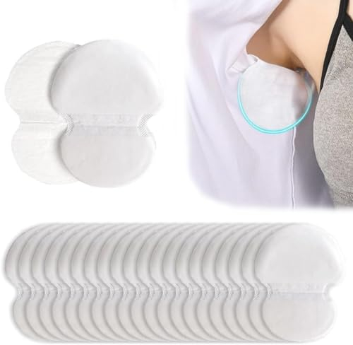 YSTrillion 120 Piezas Almohadillas Sudor Axilas,Rectas Antitranspirante Axilas,Parches Sudor Axilas, Absorbe el sudor y los olores,Reducir Olor Protege,Sudor Almohadillas Para Mujeres y Hombres