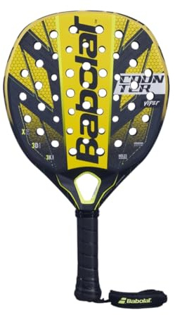 Viemylu Racchetta padel paddle pala counter viper Babolatt 2024 carbonio giallo-nero