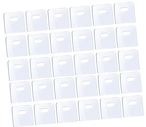 PRETYZOOM 200 Stück Fensterladen Reparatur Aufkleber Lamellenschoner Für Vertikaljalousien Lamellenjalousien Aufkleber Vertikaljalousien Reparatur Vertikaljalousien Reparaturlaschen