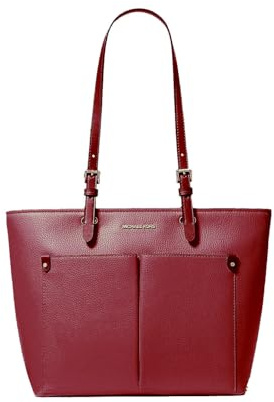 Michael Kors Jet Sest Travel Medium Double Pocket Tote, Ochsenblut (Oxblood)