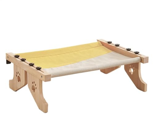 Sirseon Amaca per gatti per davanzale della finestra, letto per gatti per davanzale – per davanzale della finestra per gatti in legno | davanzale regolabile per gatti, cuccia per gatti con