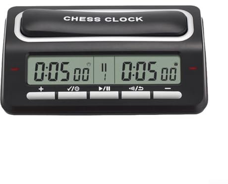 Digitaler Schach-Timer mit 39 Timing-Regeln für Go und Schach, einstellbarer Countdown und Stoppuhr-Funktionalität