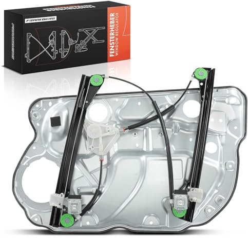 Frankberg Fensterheber Elektrisch Ohne Motor Vorne Links Mit Metall Platte | Kompatibel mit Polo 9A 9N Schrägheck 1.2L-1.9L 2001-2009 Replace# 6Q4837461J