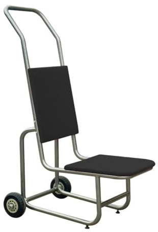 Chariot de Transport pour chaises avec Roues en Caoutchouc Robustes pour Un déplacement Facile des chaises empilables et de Banquet