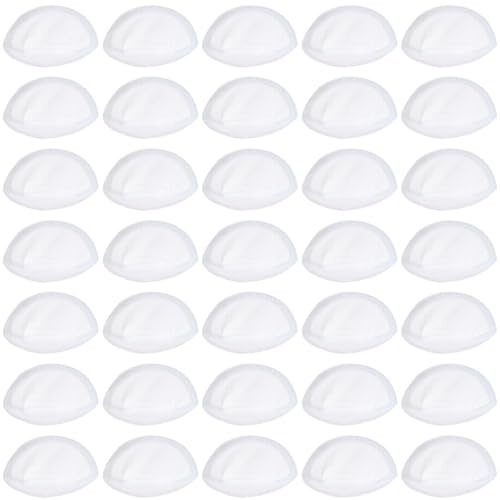 VOSAREA Discos Absorbentes para Lactancia Materna Uso, 100 Unidades, Material No Tejido Blanco, Diseño Ultrafino y Transpirable para Evitar Derrames