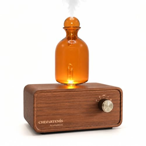 chezArtemis Ember Retro Waterless Essential Oil Diffuser for Aromatherapy