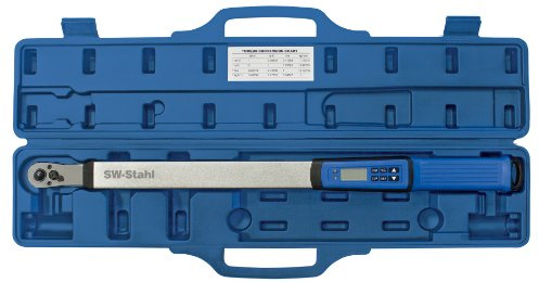 SW-Stahl 03935L Digitaler Drehmomentschlüssel I 1/2 Zoll I 40-200 Nm I Drehmomentschlüssel für Reifenwechsel