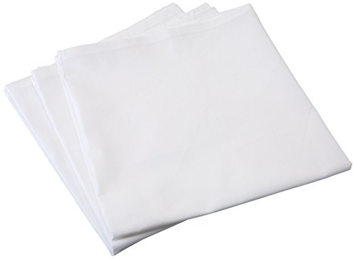 Calitex 1LV7704SH1A Liteau Lot de 3 Torchons Coton Blanc 77 x 55 cm