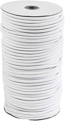 100m extra Starke Gummikordel 5mm, Farbe wählbar - Expanderseil, Rundgummi, Gummiseil