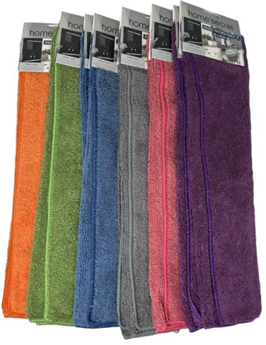 HM'S HOME'SECRET - Docena de paños de Microfibra 30x40 (Pack 12u)