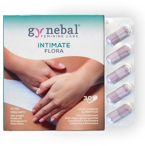 GYNEBAL Probiotika für die Intimgesundheit - Stärkt die Vaginalflora und Schützt vor Infektionen - 30 Kapseln