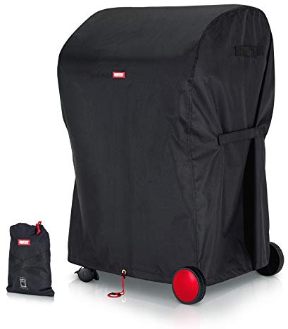 BARTSTR Grillabdeckung wetterfest 105 x 65 x 115 cm, 600D OxfordGrill Grill Abdeckhaube für Gasgrill, Reißfest & wasserdicht mit UV-Schutz, Grill Zubehör – Schwarz