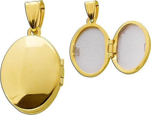 Ch.Abramowicz Medaillon Anhänger Gelbgold 333 8K Gravierbar