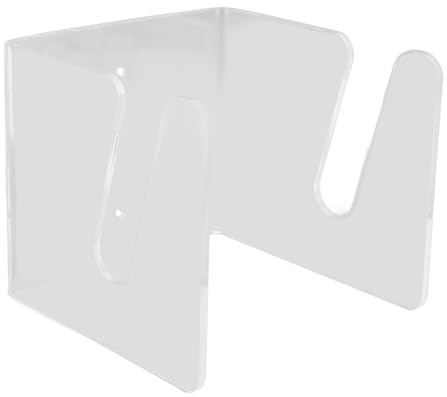TYCIONG Skateboard-Wandhalterung, Acryl, zur Aufbewahrung von Displays, Heimdekor, den Innenbereich (transparent)