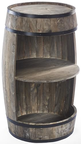 Kobolo Weinregal Bar Spirituosenschrank Anrichte Barregal 48x80 cm Braun