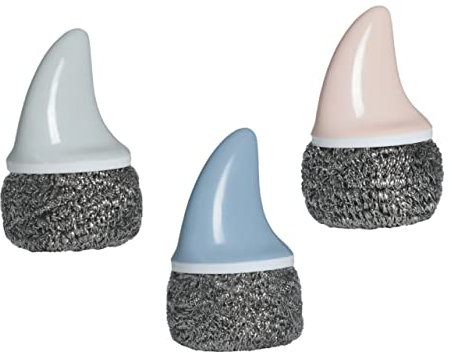 BTYQKZVPM Steel Wool Dishes Cleaning Scrubber,Steel Wool, 3pcs Steel Wool Cleaning Ball Sink Scrubber Cleaning Scrubber