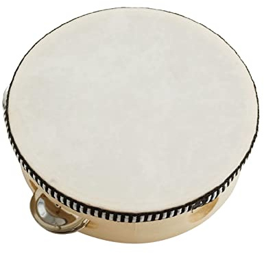 Handtrommel Einreihige Schellen Tamburine Mit Metallglocken Trommel Handpercussion Für Erwachsene Kirchenparty