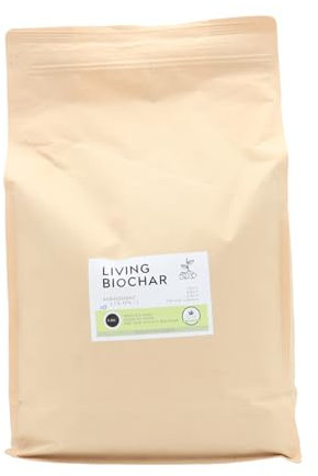 ALMICANNA: Living Biochar 10L – Carbone vegetale attivato per la coltivazione della cannabis – Amendment in Living Soil e per Terra Preta – Attivatore del suolo