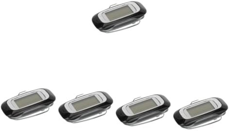 SUPVOX 5 Pièces podomètre 3D podomètre Simple de Poche s Compteur de Pas pour Hommes Femmes traqueurs Pied Compteur de randonnée pédestre de randonnée Abdos