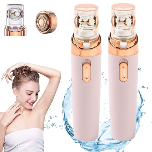 Depiladora facial para mujer, depiladora Epibella 2025, depiladora facial Pluzy Epil Pro 3.0, depiladoras recargables inalámbricas, adecuadas para cara, cuerpo, piernas, axilas (recargable-a *2)