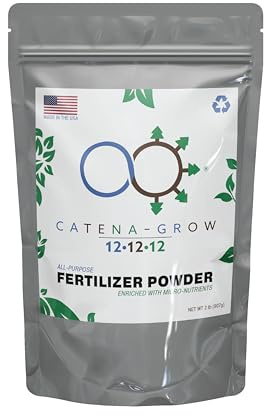 Growth Maximizer Fertilizer Powder |12-12-12| Super-Concentrated Plant Food for Indoor & Outdoor Plants, Flowers, Vegetables, Herbs, Succulents, Lawn & Soil Enhancer for Potent Growth 2LB