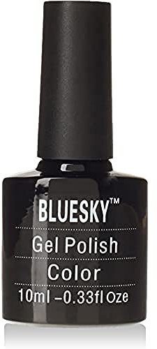 Bluesky Gel Nail Polish, Red Glitter LT96, Long Lasting, Chip Resistant, 10 ml (Requires Curing Under UV LED Lamp)