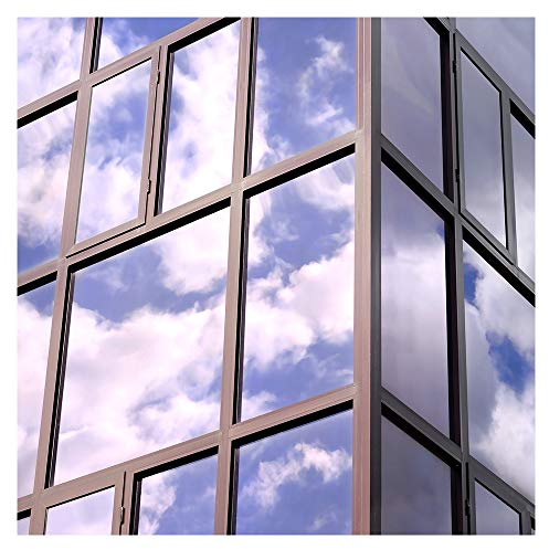 BDF EXS35 Exterior Window Film Glare and Sun Control Reflective Silver 35 (Medium) - 36in X 14ft