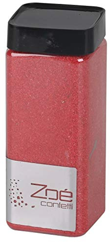 Fornord 1 kg de sable rouge décoratif pour aquarium, plantes, loisirs créatifs, bouteille réutilisable