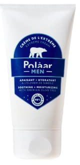 Polåar Men -Crème de l'Extrême, Beruhigende Gesichtspflege mit Sibirischem Olivenbaum-Feuchtigkeitsspendende und Nährende Creme für Männer-Mattierende Wirkung, Nach der Rasur-96% Natürlich, Vegan-50ml