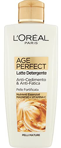L'Oréal Paris Latte Detergente Age Perfect Golden Age, Adatto a Pelli Mature, 200 ml