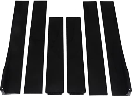 Minigonne Laterali Minigonne Laterali Splitter Esterno per Auto Minigonne Laterali per Auto 2.2M Pannello a Bilanciere Nero Lucido Esterno Lato Inferiore Estensioni della Linea di