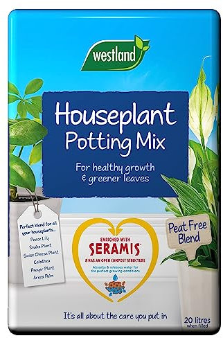 20L Peat-Free Houseplant Potting Mix Compost – Promotes Rooting & Healthy Growth for Indoor Plants