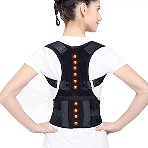 Postura Corsetto di Bendaggio Spalla correttore per la Postura Ortopedica Postura di correzione Bassa della Schiena per Uomini Donne (Colore: Bianco, Dimensione: x-Large), xxalarge ui