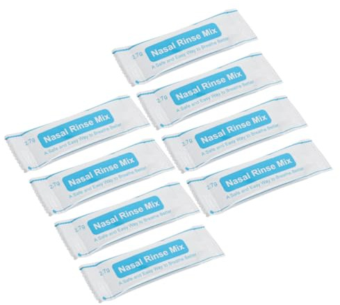 Healvian 40stücke Nasenspülsalz-pakete Für Nasenspülung Beutel Mit Nasenspülmischung Schnell Löslich Für Nasenreinigung Geeignet Für Erwachsene Und Junge Mädchen