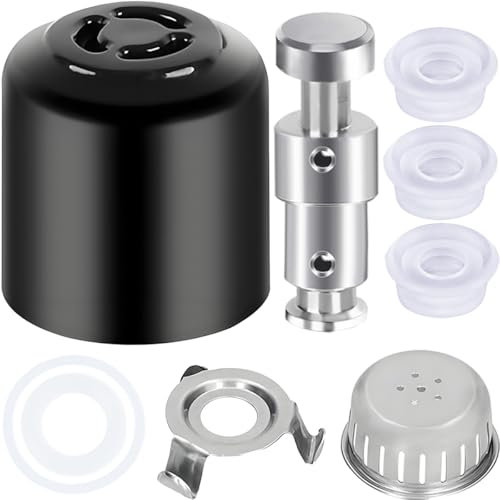 EATBALE Steam Release Handle Float Valve Anti-Block Cover & Bracket Gasket Replacement Parts for Instant Pot Ultra 3/6 / 8 Qt, Duo/Duo Plus 3/5 / 6 Qt,Duo Nova, Duo Gourmet 6 Quart, Viva 6 Qt