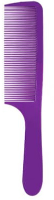 mophrati Pettine a denti stretti antistatici Spazzola per lo styling professionale Pettine curvo resistente al calore Strumento per parrucchieri Manico rotondo, Viola