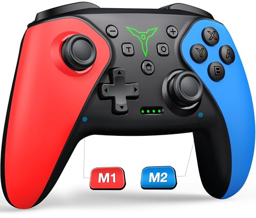 Fanxieast Upgraded Wireless Controller for Nintendo Switch/Switch 2/Lite/OLED,Programmable Switch Pro Controller with with a Mouse Touch Feeling on Back Buttons& Wake-up,Programmable, Turbo Function