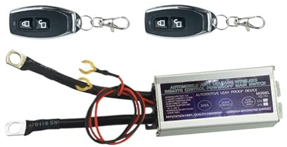 Coupe-Circuits de Batterie Automobile,Dispositif automatique de coupure électrique pour la sécurité du véhicule,Interrupteur de batterie de voiture à distance - Pour Hommes Femmes Mari Femme Papa Mama