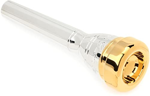 Yamaha Heavyweight Trumpet Mouthpiece - 11B4, Gold-plated Rim and Cup