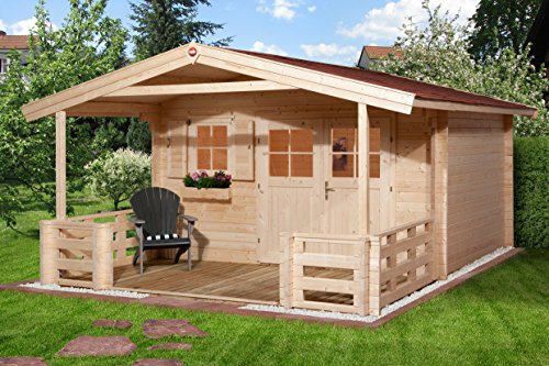 weka Blockbohlen-Haus 28MM,380X300cm,VT